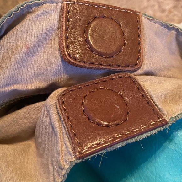 Lucky Brand Turquoise Hobo Shoulder Bag - Picture 11 of 13